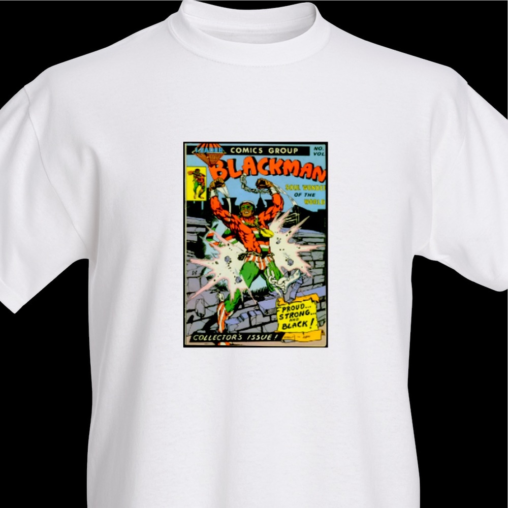 Blackman Comics tee